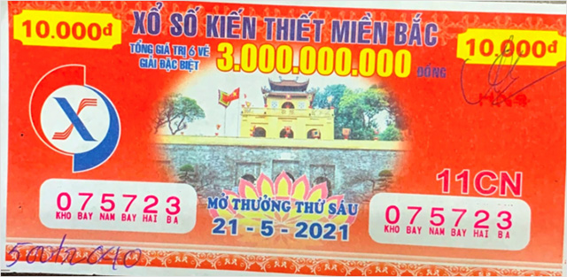 Vé số XSMB thứ 6