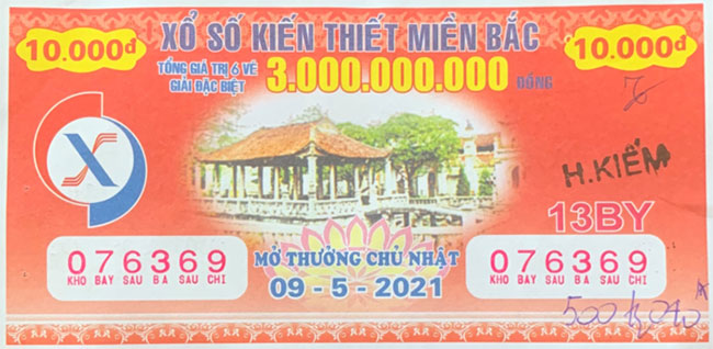 Hinh anh ve so trung thuong XSMB chu nhat