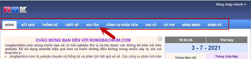 giao dien rong bach kim